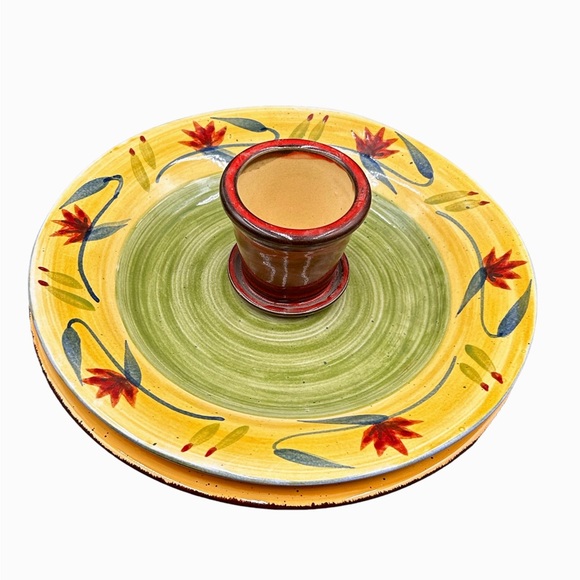 Set Of 3 Elizabeth Pattern By Pier 1 Dinner Plates. - Picture 5 of 13